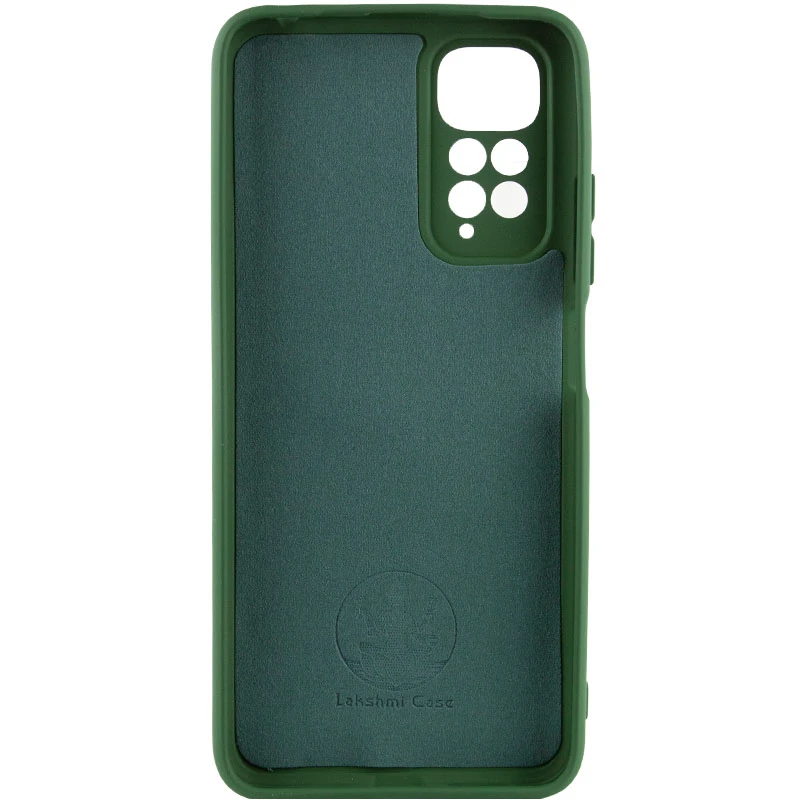 Чехол Silicone Cover Lakshmi Full Camera (AAA) для Xiaomi Redmi Note 11 (Global) / Note 11S, Зеленый / Cyprus Green 1, Силикон, купить оптом с доставкой