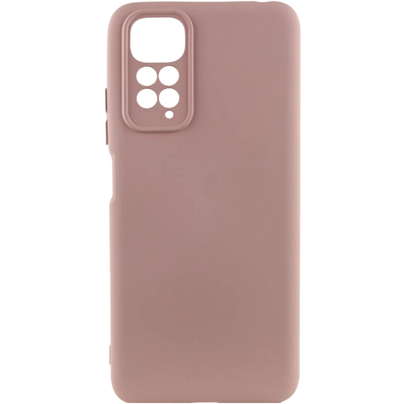Чехол Silicone Cover Lakshmi Full Camera (AAA) для Xiaomi Redmi Note 11 (Global) / Note 11S, Розовый / Pink Sand, Силикон, купить оптом с доставкой