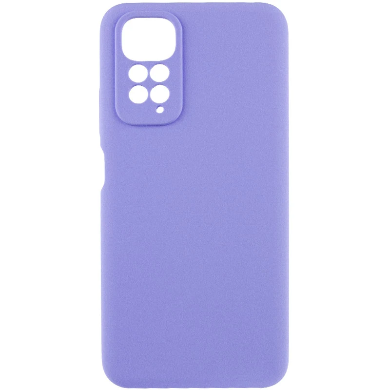Чехол Silicone Cover Lakshmi Full Camera (AAA) для Xiaomi Redmi Note 11 (Global) / Note 11S, Сиреневый / Dasheen, Силикон, купить оптом с доставкой