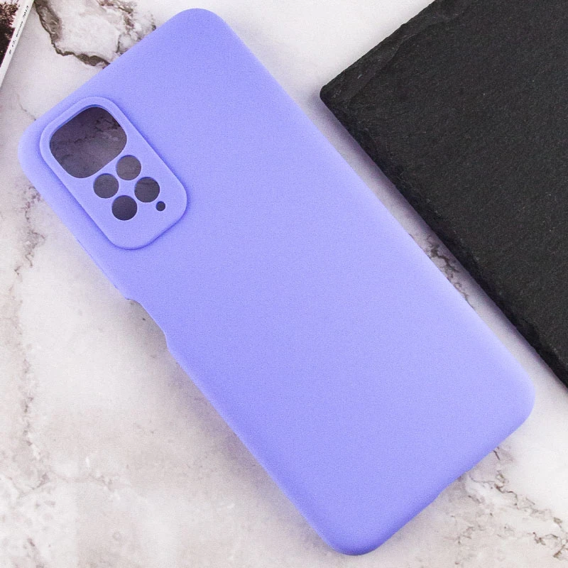 Чехол Silicone Cover Lakshmi Full Camera (AAA) для Xiaomi Redmi Note 11 (Global) / Note 11S, Сиреневый / Dasheen 4, Силикон, купить оптом с доставкой
