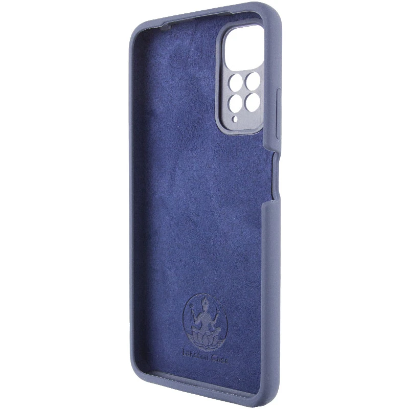 Чехол Silicone Cover Lakshmi Full Camera (AAA) для Xiaomi Redmi Note 11 (Global) / Note 11S, Темно-синий / Midnight blue 3, Силикон, купить оптом с доставкой