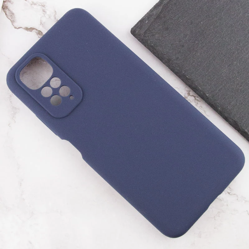 Чехол Silicone Cover Lakshmi Full Camera (AAA) для Xiaomi Redmi Note 11 (Global) / Note 11S, Темно-синий / Midnight blue 4, Силикон, купить оптом с доставкой