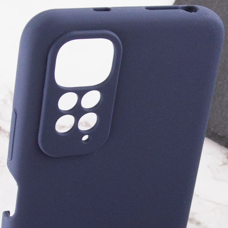 Чехол Silicone Cover Lakshmi Full Camera (AAA) для Xiaomi Redmi Note 11 (Global) / Note 11S, Темно-синий / Midnight blue 5, Силикон, купить оптом с доставкой