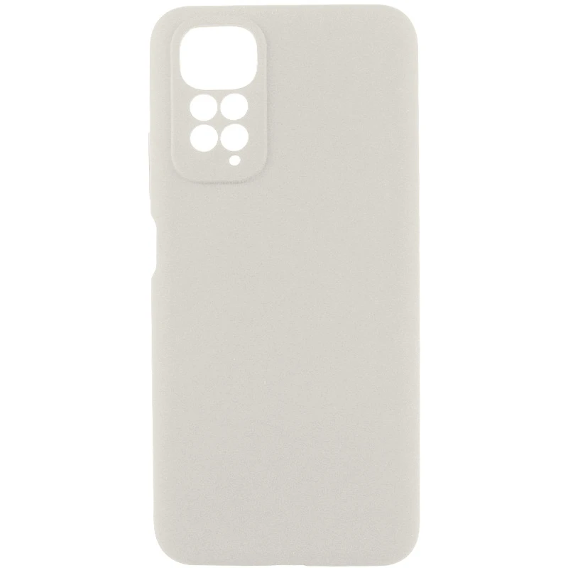 Чехол Silicone Cover Lakshmi Full Camera (AAA) для Xiaomi Redmi Note 11 (Global) / Note 11S, Белый / White, Силикон, купить оптом с доставкой