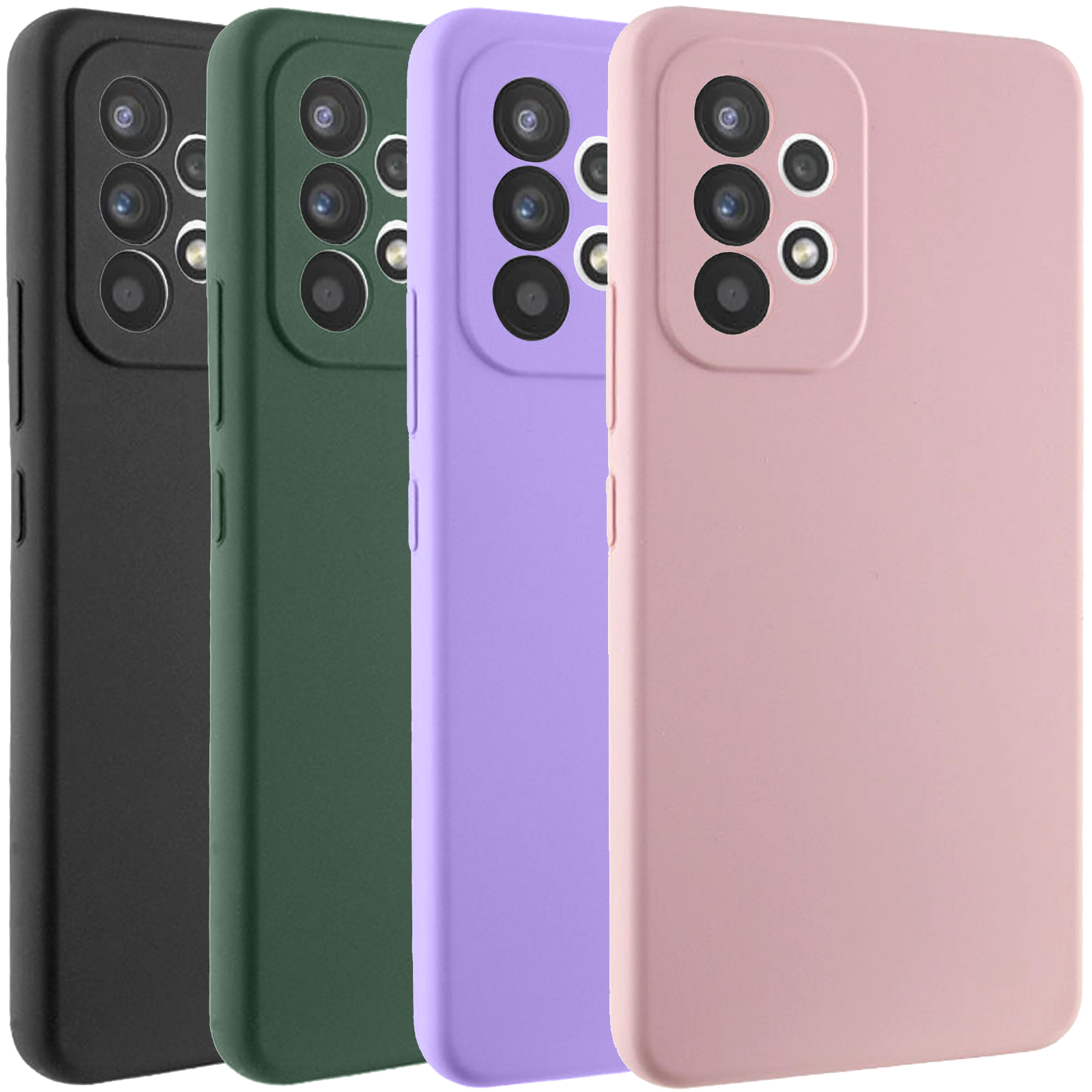 Чохол Silicone Cover Lakshmi Full Camera (AAA) для Samsung Galaxy A53 5G, Силікон, купити оптом з доставкою