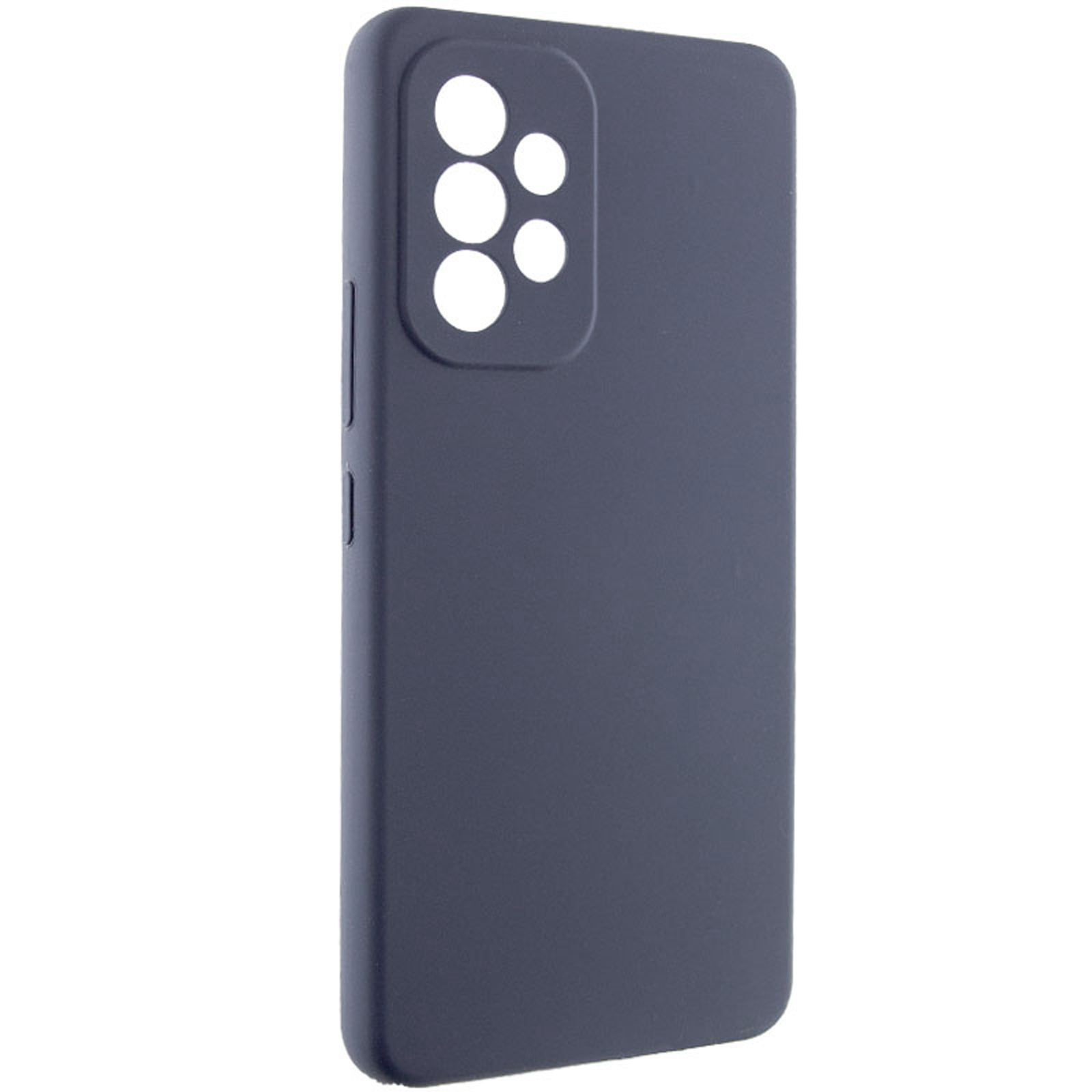 Чохол Silicone Cover Lakshmi Full Camera (AAA) для Samsung Galaxy A53 5G, Сірий / Dark Gray, Силікон, купити оптом з доставкою