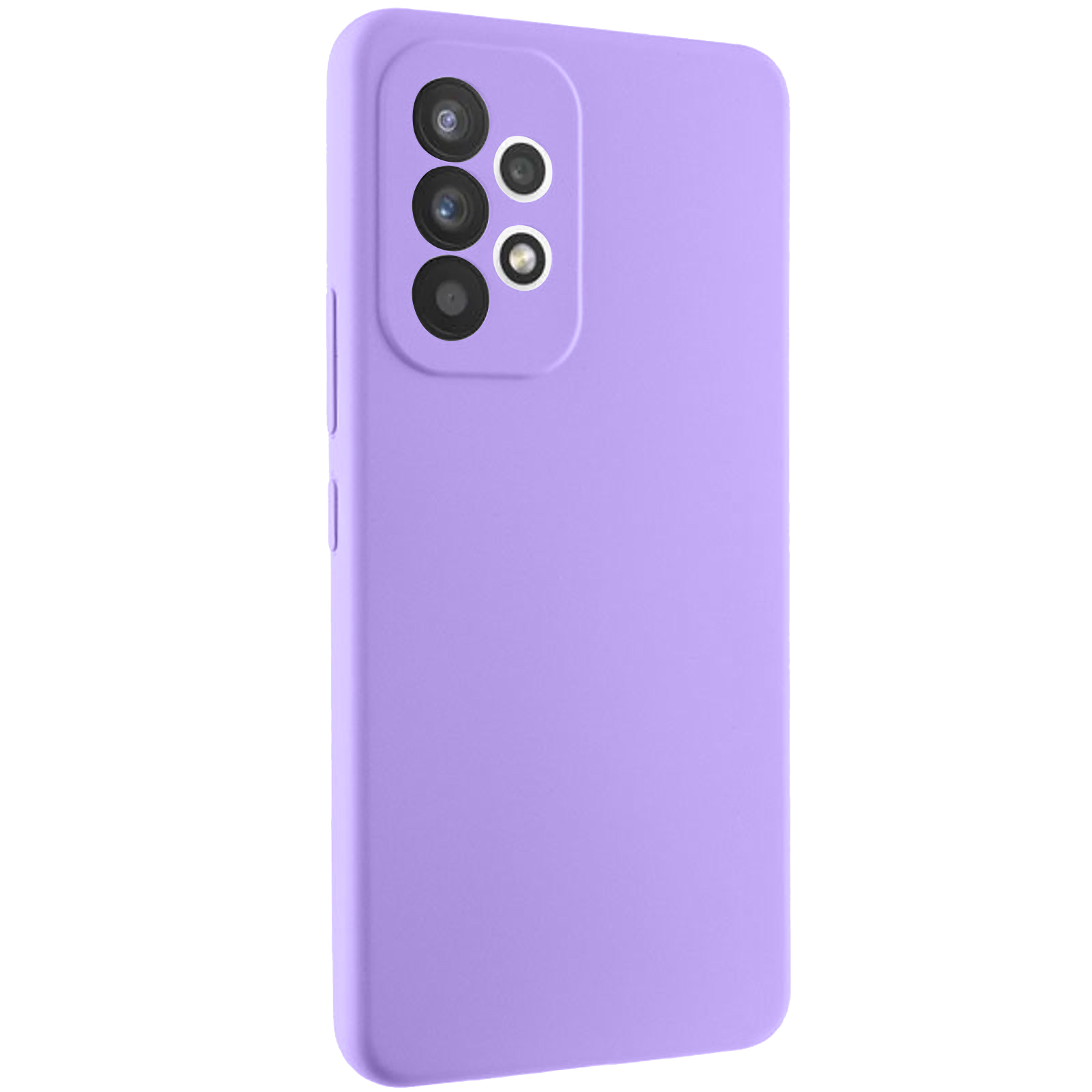 Чохол Silicone Cover Lakshmi Full Camera (AAA) для Samsung Galaxy A53 5G, Бузковий / Dasheen, Силікон, купити оптом з доставкою