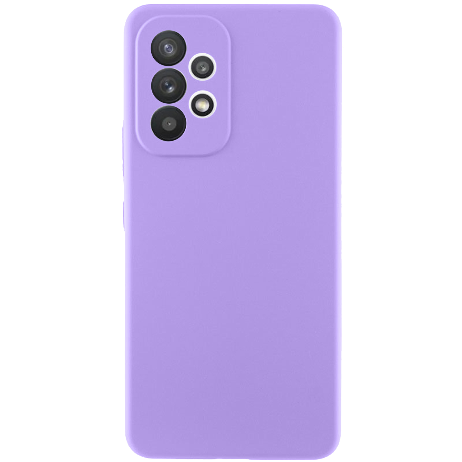 Чохол Silicone Cover Lakshmi Full Camera (AAA) для Samsung Galaxy A53 5G, Бузковий / Dasheen 1, Силікон, купити оптом з доставкою