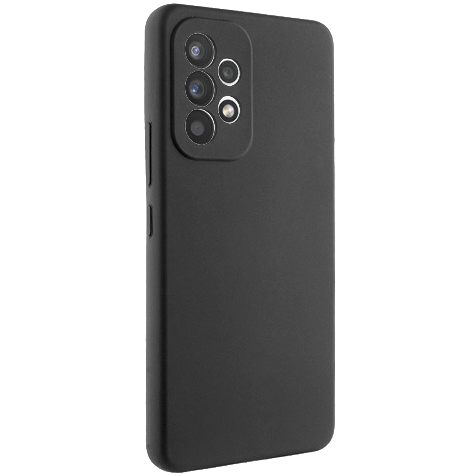 Чохол Silicone Cover Lakshmi Full Camera (AAA) для Samsung Galaxy A53 5G, Чорний / Black, Силікон, купити оптом з доставкою