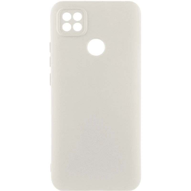 Чехол Silicone Cover Lakshmi Full Camera (AAA) для Xiaomi Redmi 10A, Белый / White, Силикон, купить оптом с доставкой