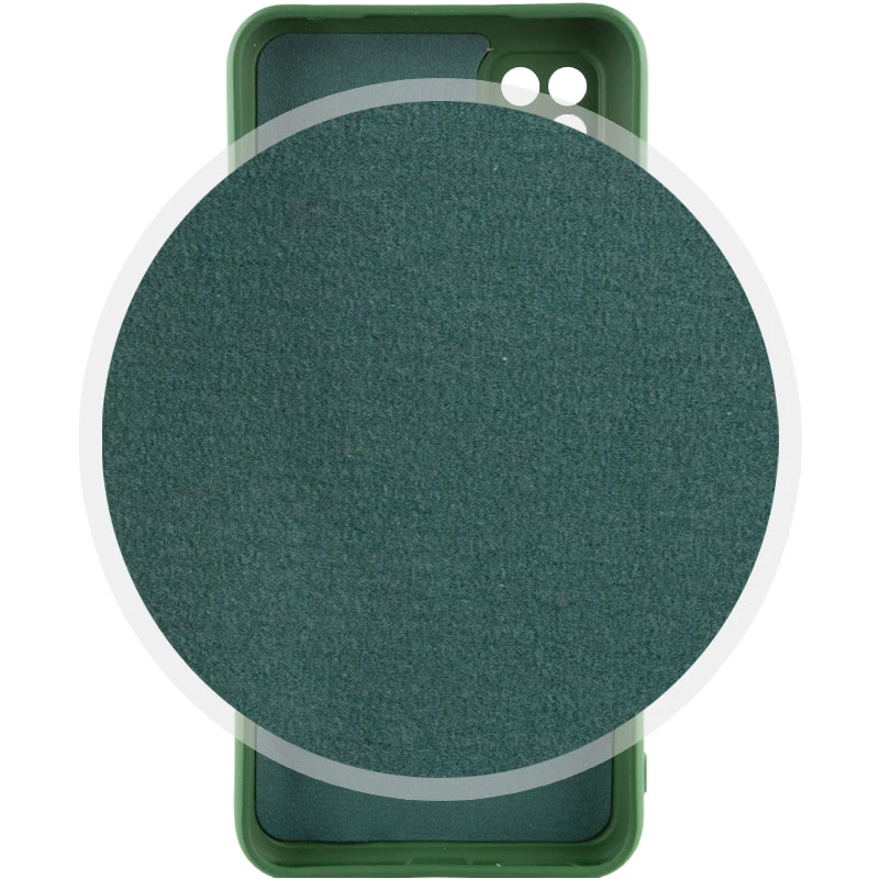 Чехол Silicone Cover Lakshmi Full Camera (AAA) для Xiaomi Redmi 10A, Зеленый / Cyprus Green 2, Силикон, купить оптом с доставкой