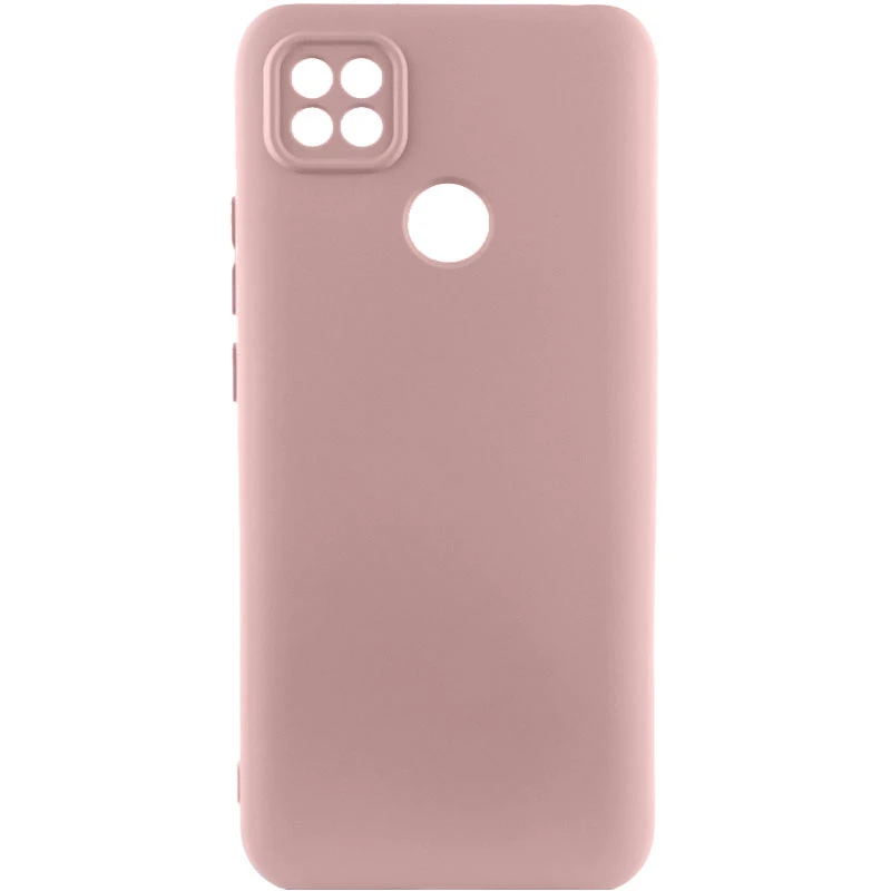 Чехол Silicone Cover Lakshmi Full Camera (AAA) для Xiaomi Redmi 10A, Розовый / Pink Sand, Силикон, купить оптом с доставкой