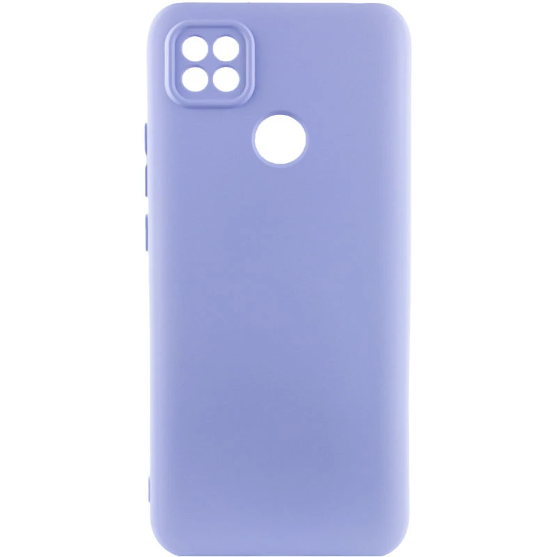 Чехол Silicone Cover Lakshmi Full Camera (AAA) для Xiaomi Redmi 10A, Сиреневый / Dasheen, Силикон, купить оптом с доставкой