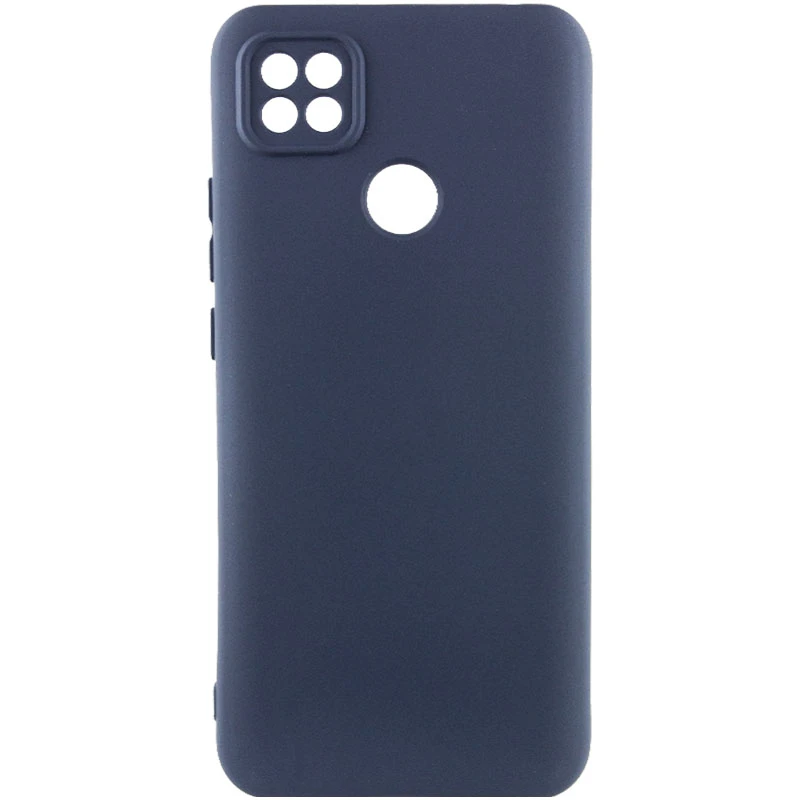 Чехол Silicone Cover Lakshmi Full Camera (AAA) для Xiaomi Redmi 10A, Темно-синий / Midnight blue, Силикон, купить оптом с доставкой