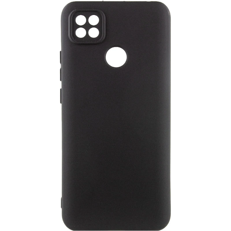Чехол Silicone Cover Lakshmi Full Camera (AAA) для Xiaomi Redmi 10A, Черный / Black, Силикон, купить оптом с доставкой
