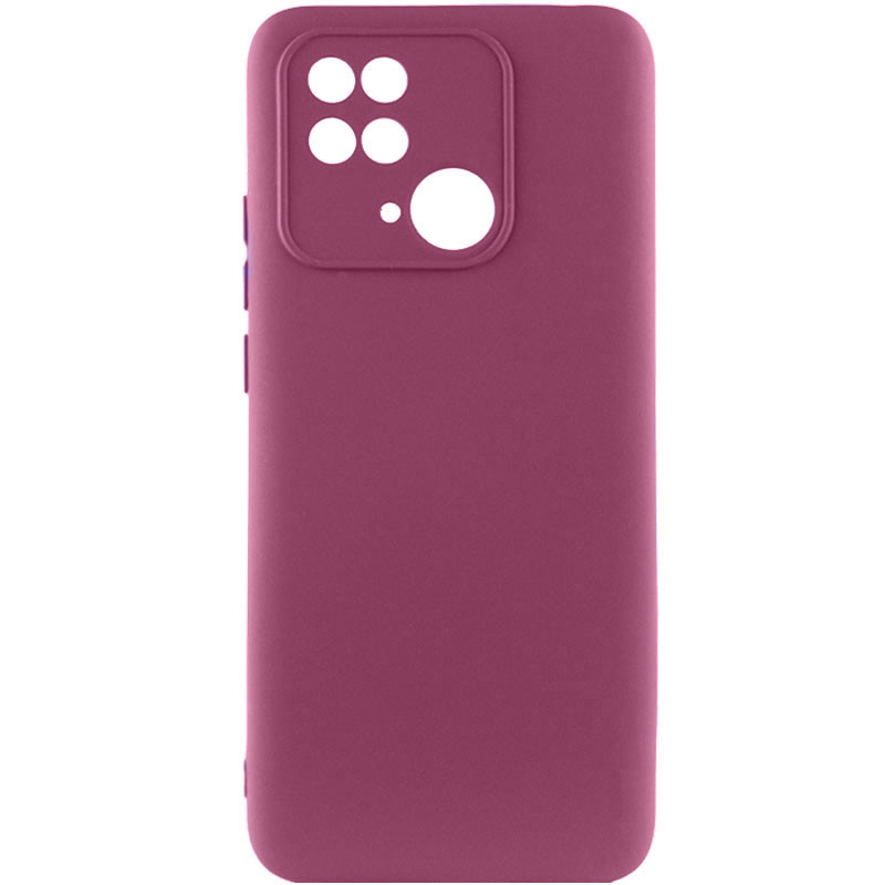 Чохол Silicone Cover Lakshmi Full Camera (AAA) для Xiaomi Redmi 10C | Мікрофібра на малюнкі №1