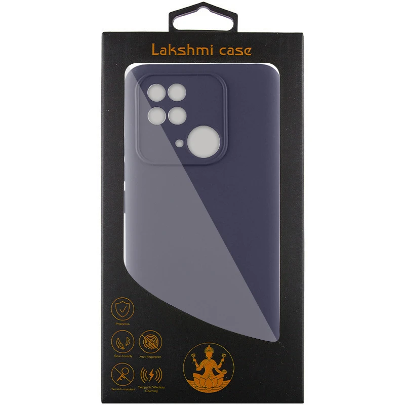 Чохол Silicone Cover Lakshmi Full Camera (AAA) для Xiaomi Redmi 10C, Сірий / Dark Gray 3, Силікон, купити оптом з доставкою
