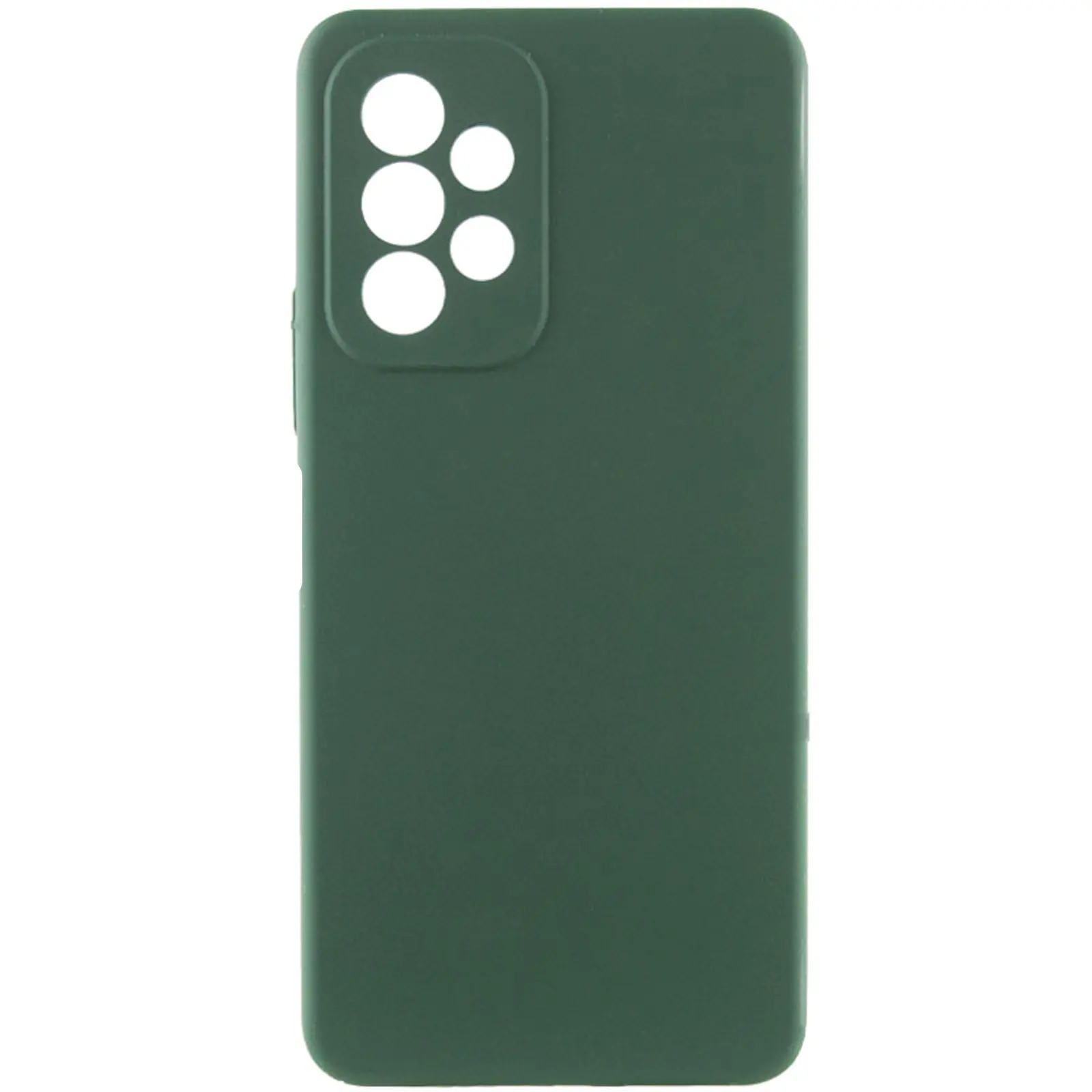 Чехол Silicone Cover Lakshmi Full Camera (AAA) для Samsung Galaxy A23 4G, Зеленый / Cyprus Green, Силикон, купить оптом с доставкой