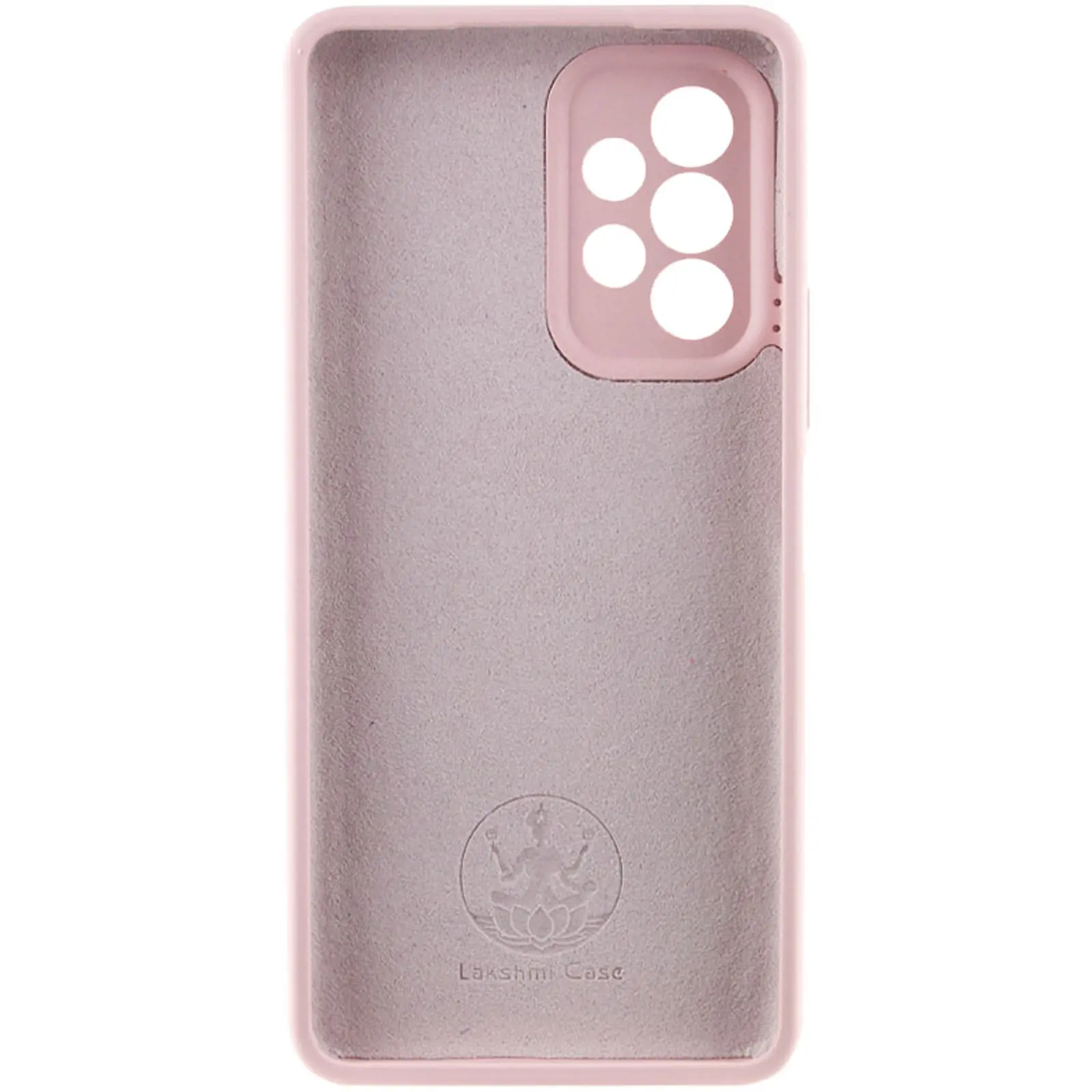 Чехол Silicone Cover Lakshmi Full Camera (AAA) для Samsung Galaxy A23 4G, Розовый / Pink Sand 1, Силикон, купить оптом с доставкой