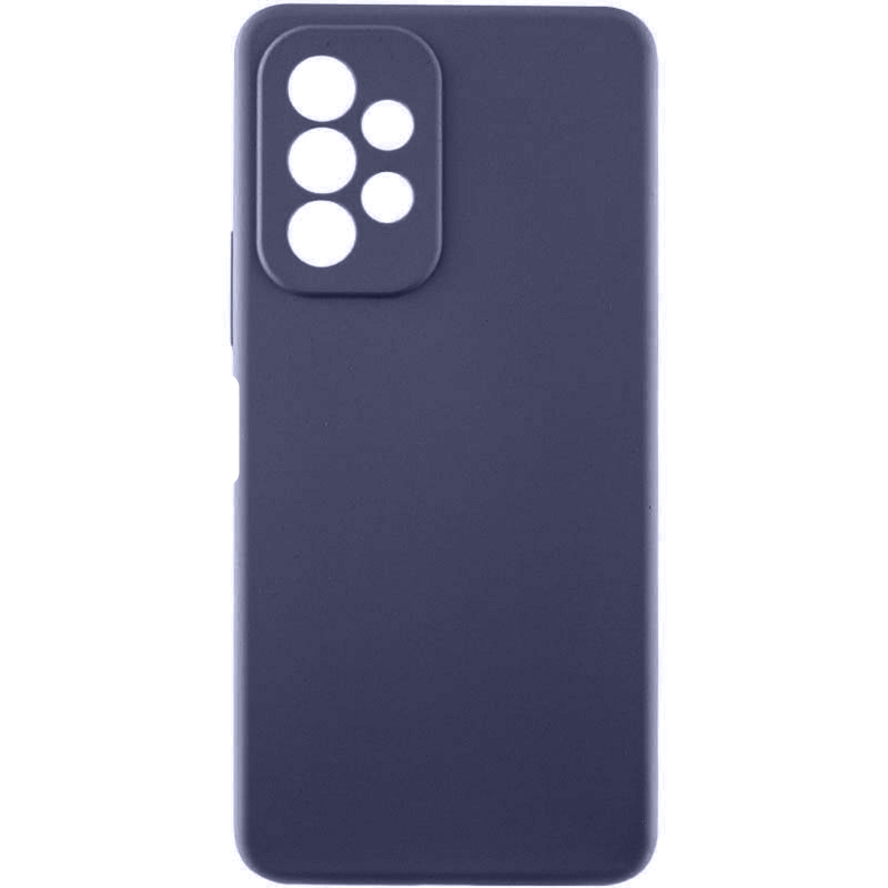 Чехол Silicone Cover Lakshmi Full Camera (AAA) для Samsung Galaxy A23 4G, Серый / Dark Gray, Силикон, купить оптом с доставкой