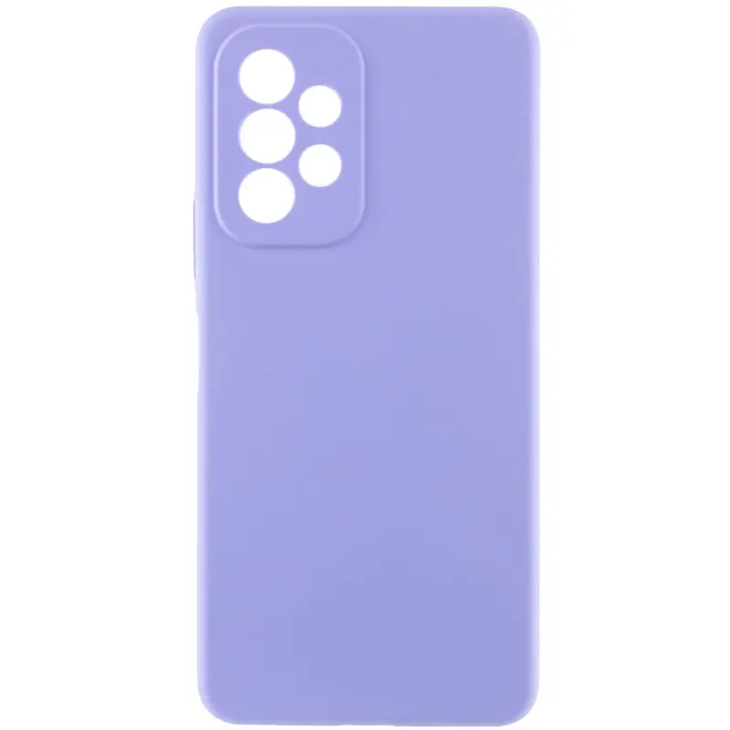 Чехол Silicone Cover Lakshmi Full Camera (AAA) для Samsung Galaxy A23 4G, Сиреневый / Dasheen, Силикон, купить оптом с доставкой