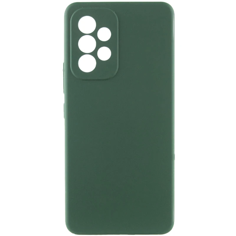 Чехол Silicone Cover Lakshmi Full Camera (AAA) для Samsung Galaxy A33 5G, Зеленый / Cyprus Green, Силикон, купить оптом с доставкой