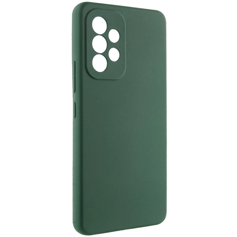 Чехол Silicone Cover Lakshmi Full Camera (AAA) для Samsung Galaxy A33 5G, Зеленый / Cyprus Green 1, Силикон, купить оптом с доставкой