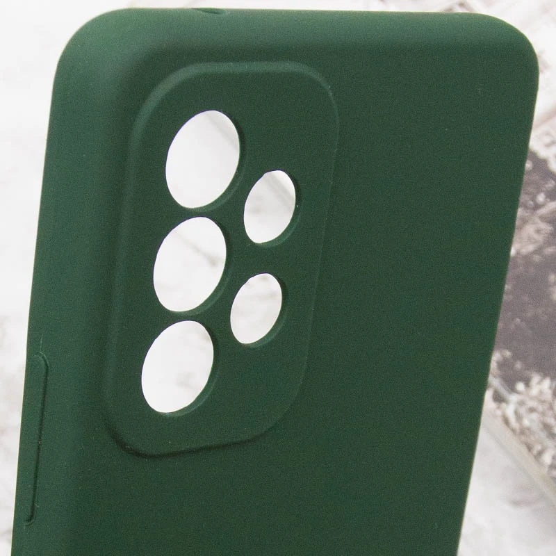 Чехол Silicone Cover Lakshmi Full Camera (AAA) для Samsung Galaxy A33 5G, Зеленый / Cyprus Green 5, Силикон, купить оптом с доставкой