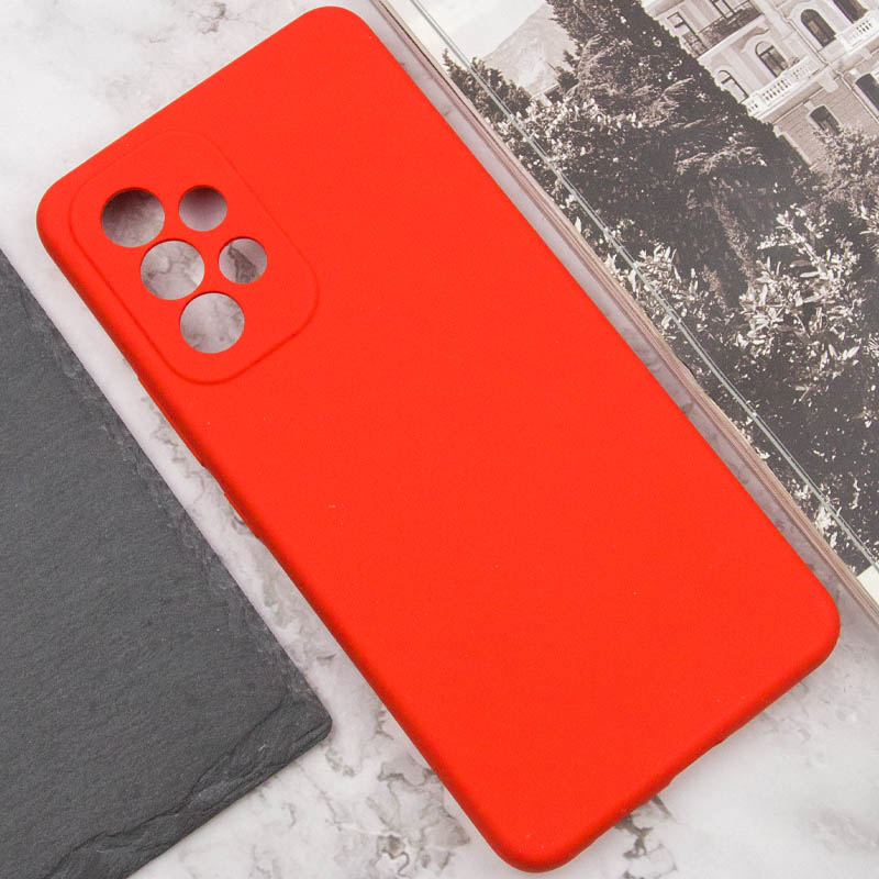 Чохол Silicone Cover Lakshmi Full Camera (AAA) для Samsung Galaxy A33 5G, Червоний / Red 4, Силікон, купити оптом з доставкою