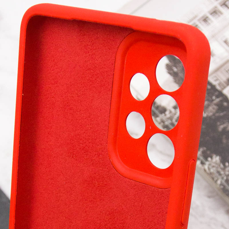 Чохол Silicone Cover Lakshmi Full Camera (AAA) для Samsung Galaxy A33 5G, Червоний / Red 6, Силікон, купити оптом з доставкою