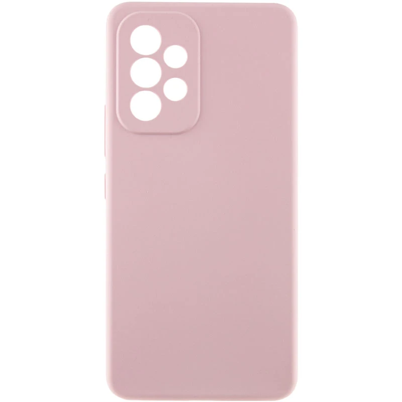 Чехол Silicone Cover Lakshmi Full Camera (AAA) для Samsung Galaxy A33 5G, Розовый / Pink Sand, Силикон, купить оптом с доставкой