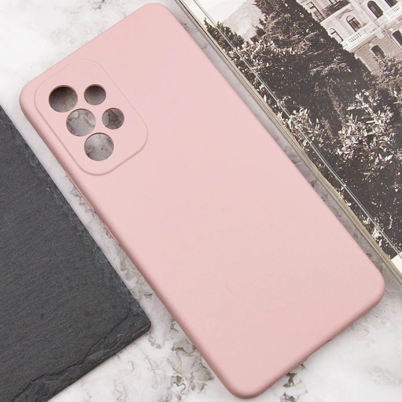 Чехол Silicone Cover Lakshmi Full Camera (AAA) для Samsung Galaxy A33 5G, Розовый / Pink Sand 4, Силикон, купить оптом с доставкой