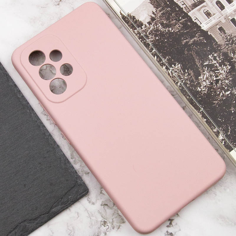 Чохол Silicone Cover Lakshmi Full Camera (AAA) для Samsung Galaxy A33 5G, Рожевий / Pink Sand 4, Силікон, купити оптом з доставкою