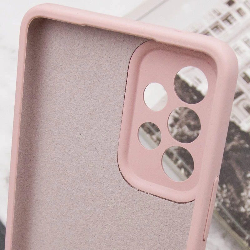 Чехол Silicone Cover Lakshmi Full Camera (AAA) для Samsung Galaxy A33 5G, Розовый / Pink Sand 6, Силикон, купить оптом с доставкой