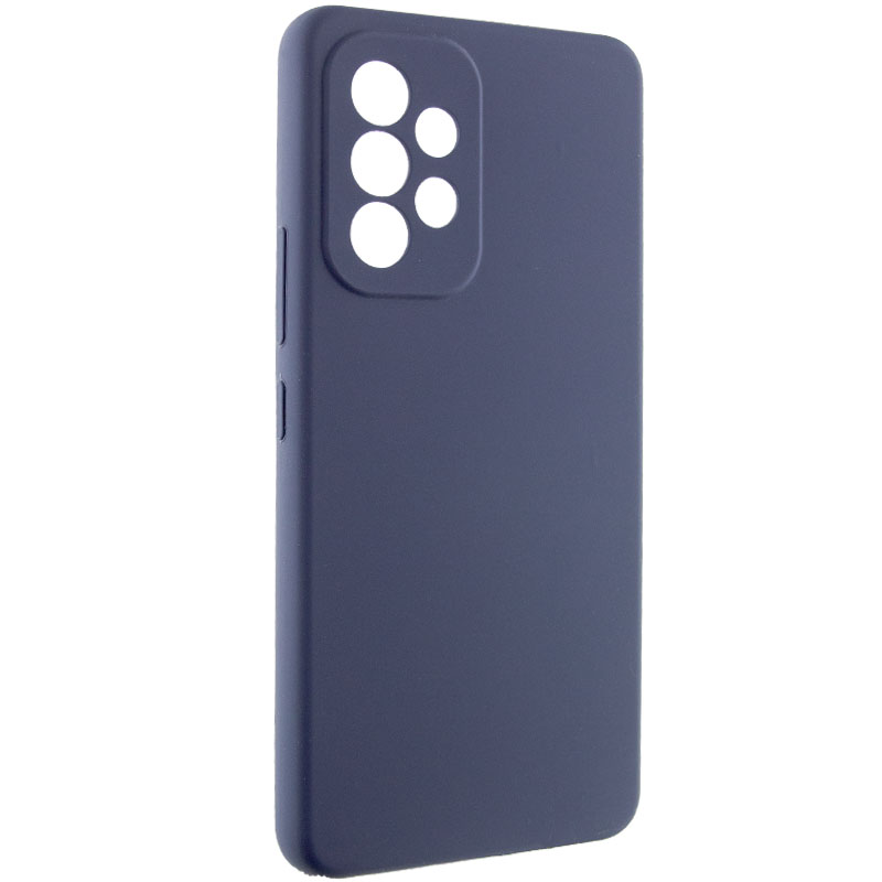 Чохол Silicone Cover Lakshmi Full Camera (AAA) для Samsung Galaxy A33 5G, Темно-синій / Midnight blue 1, Силікон, купити оптом з доставкою