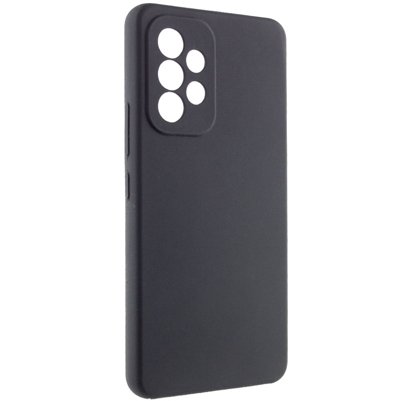 Чохол Silicone Cover Lakshmi Full Camera (AAA) для Samsung Galaxy A33 5G, Чорний / Black 1, Силікон, купити оптом з доставкою