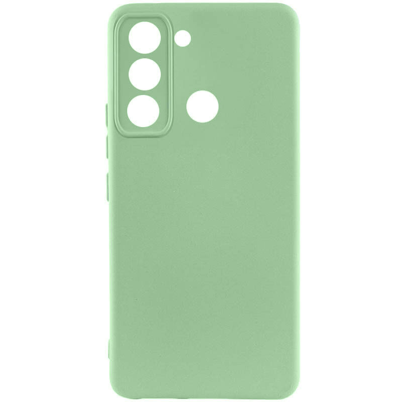 Чехол Silicone Cover Lakshmi Full Camera (AAA) для TECNO Spark 8C | Микрофибра на картинке №1
