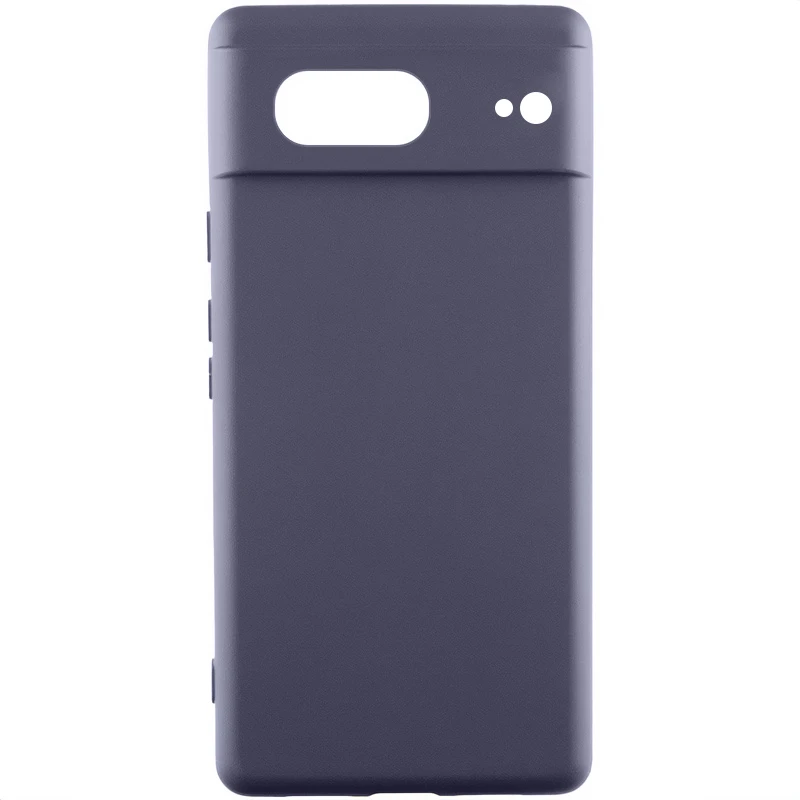 Чохол Silicone Cover Lakshmi Full Camera (AAA) для Google Pixel 7, Сірий / Dark Gray, Силікон, купити оптом з доставкою