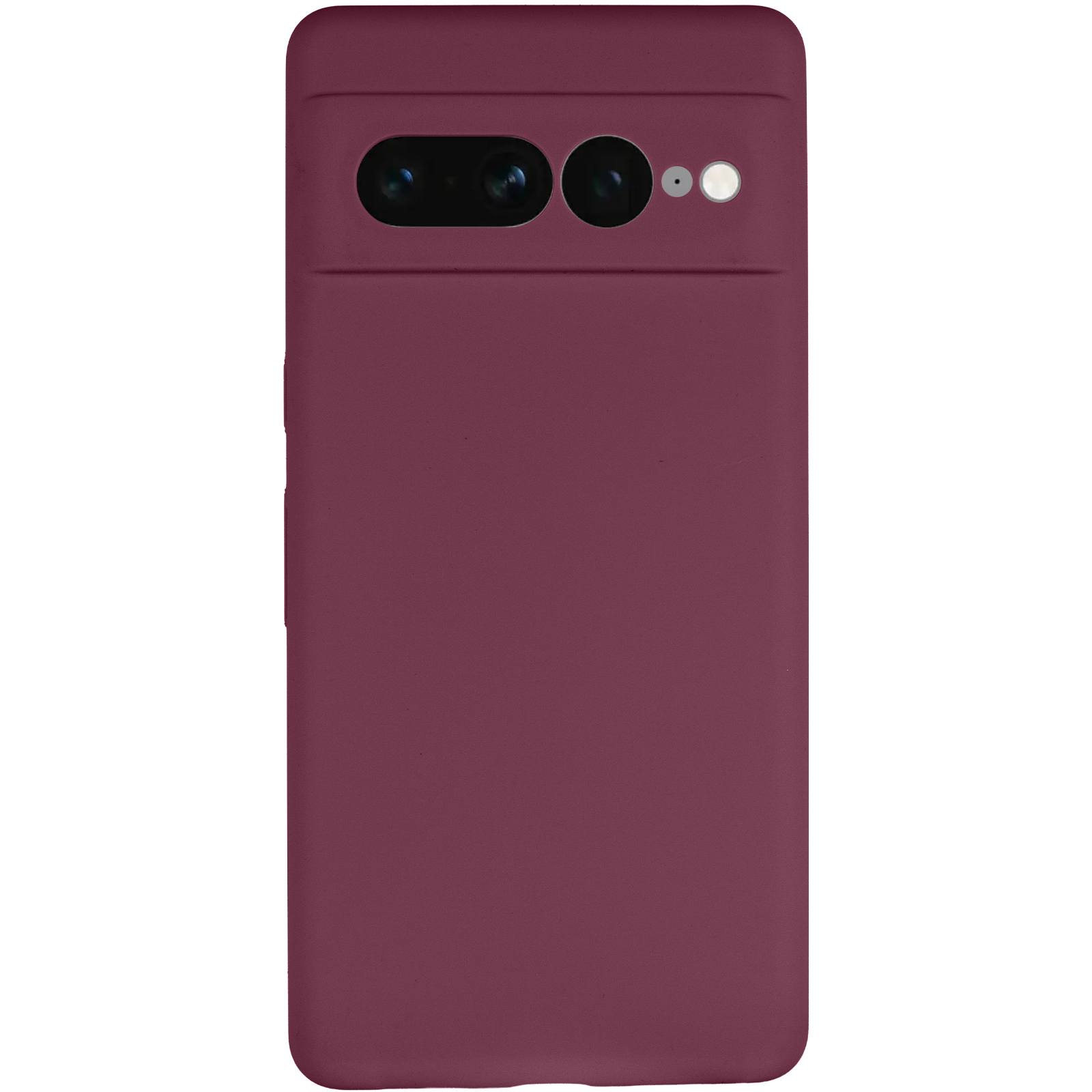 Чехол Silicone Cover Lakshmi Full Camera (AAA) для Google Pixel 7 Pro, Бордовый / Plum 1, Силикон, купить оптом с доставкой