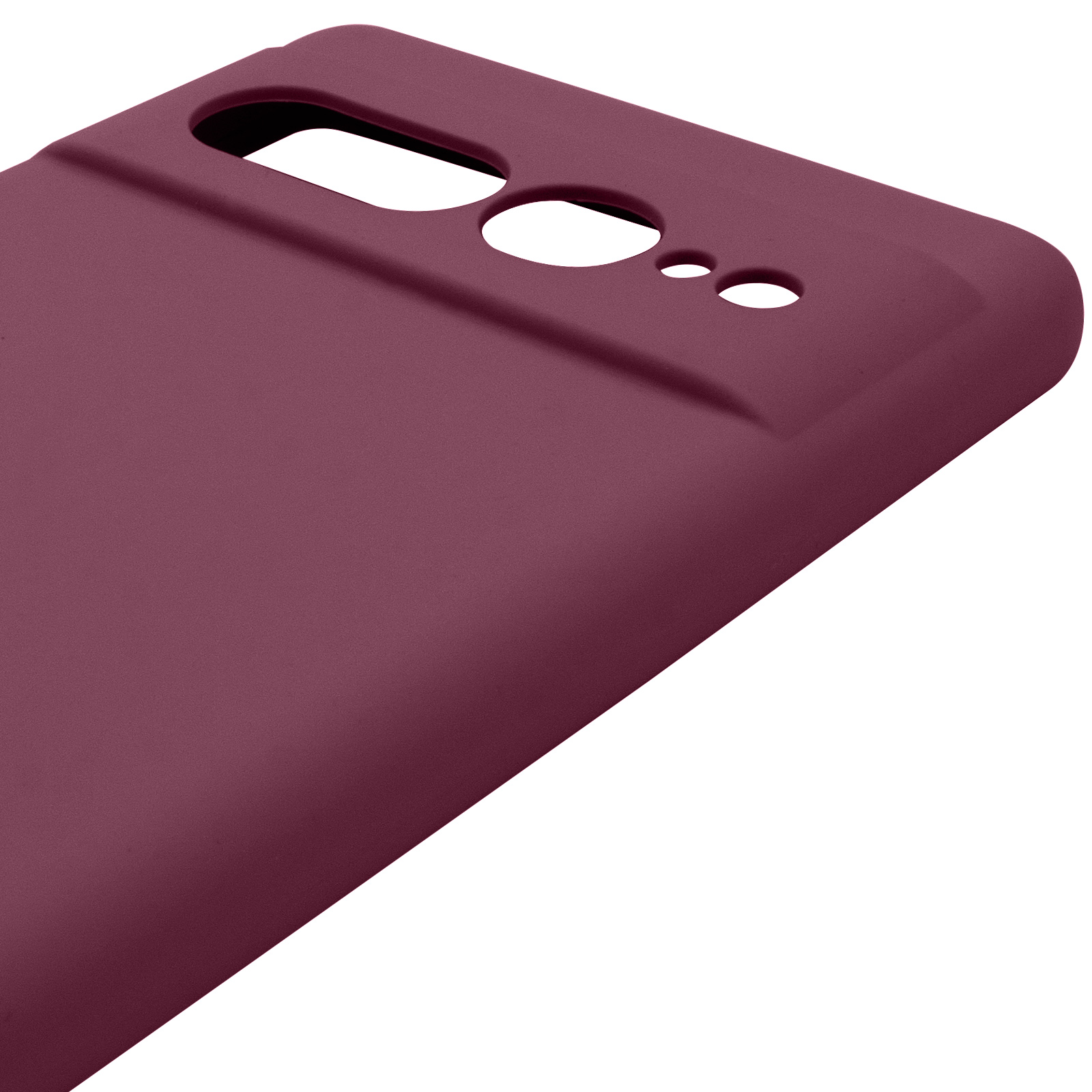 Чехол Silicone Cover Lakshmi Full Camera (AAA) для Google Pixel 7 Pro, Бордовый / Plum 3, Силикон, купить оптом с доставкой
