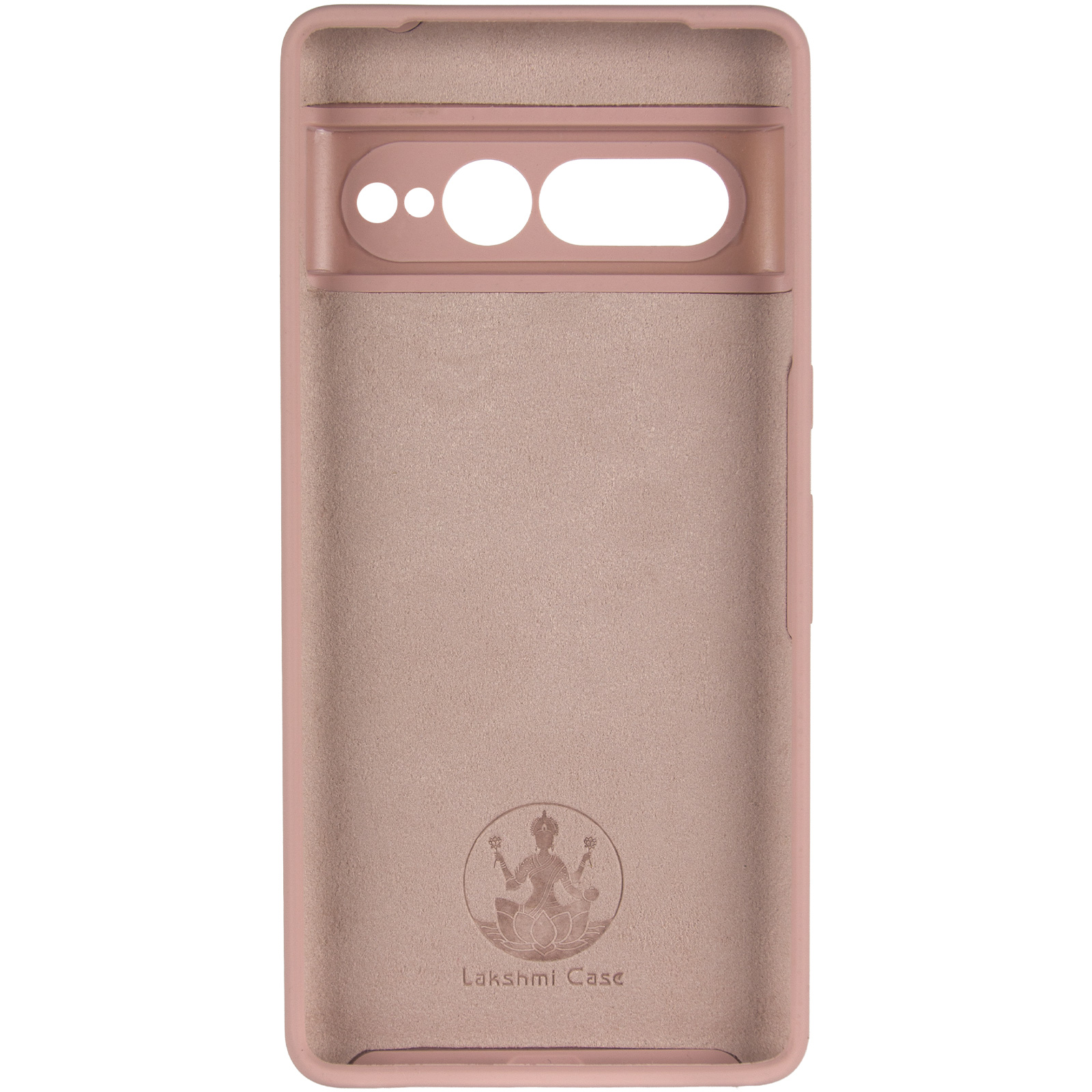 Чехол Silicone Cover Lakshmi Full Camera (AAA) для Google Pixel 7 Pro, Розовый / Pink Sand 2, Силикон, купить оптом с доставкой