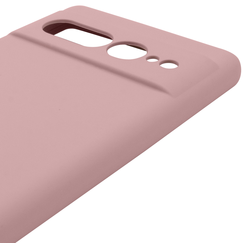 Чехол Silicone Cover Lakshmi Full Camera (AAA) для Google Pixel 7 Pro, Розовый / Pink Sand 3, Силикон, купить оптом с доставкой