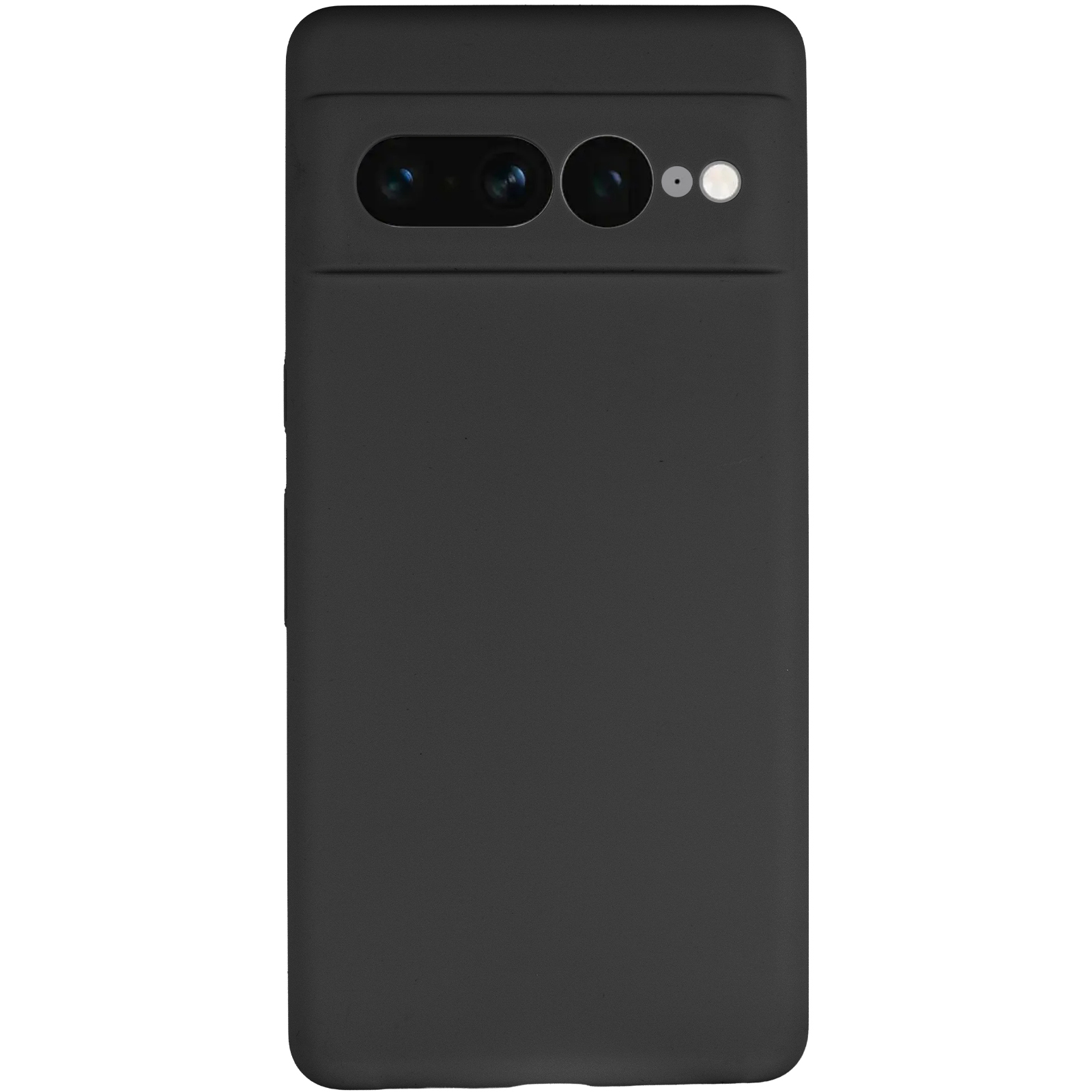 Чехол Silicone Cover Lakshmi Full Camera (AAA) для Google Pixel 7 Pro, Черный / Black 1, Силикон, купить оптом с доставкой