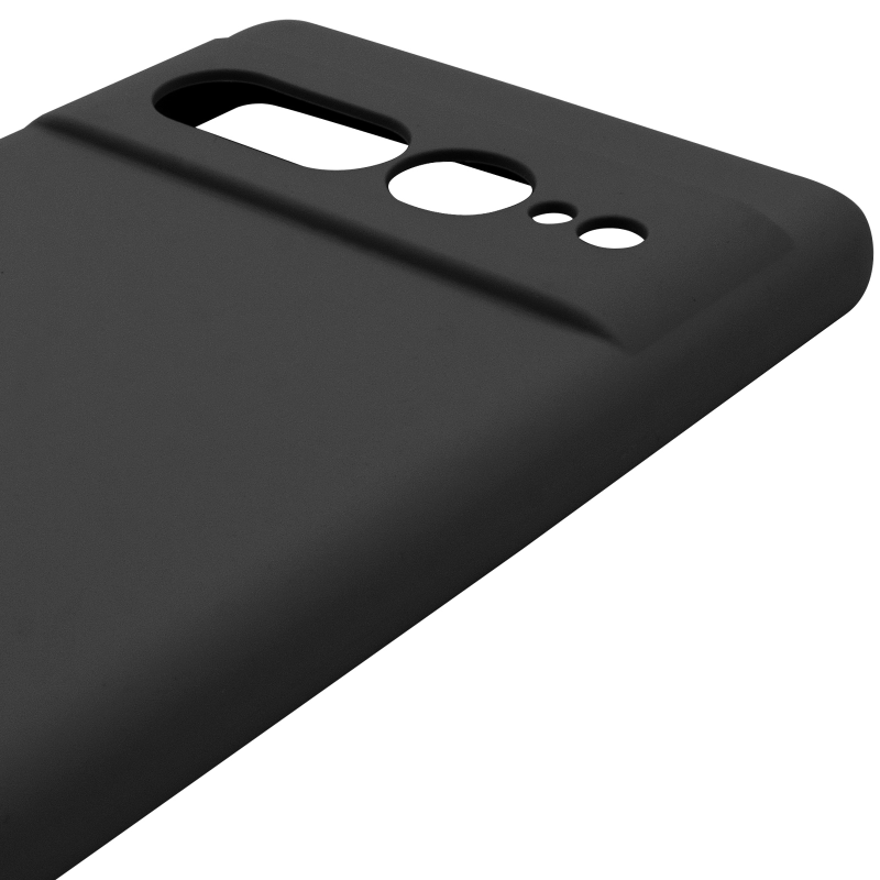 Чехол Silicone Cover Lakshmi Full Camera (AAA) для Google Pixel 7 Pro, Черный / Black 4, Силикон, купить оптом с доставкой