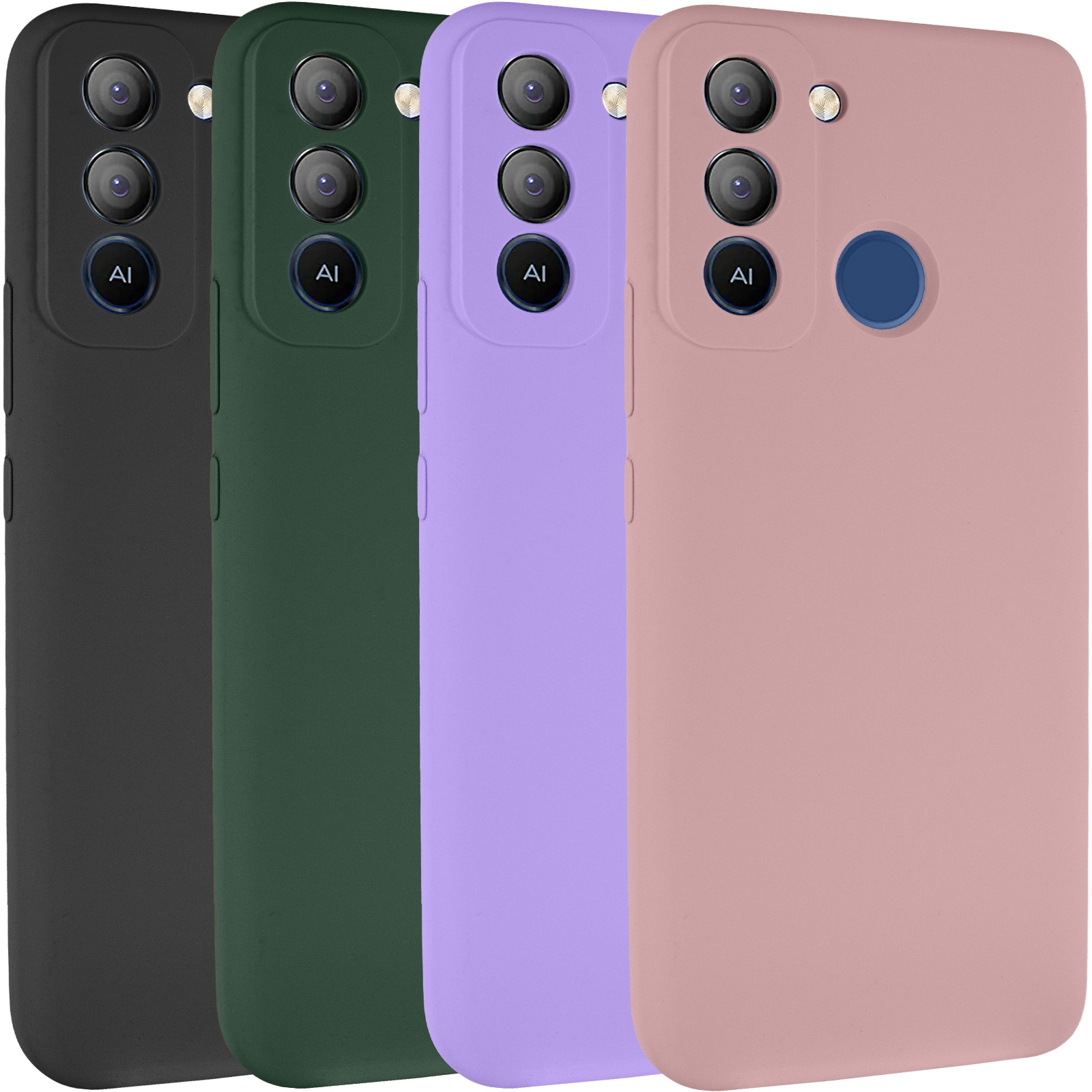 Чохол Silicone Cover Lakshmi Full Camera (AAA) для TECNO Pop 5 LTE, Силікон, купити оптом з доставкою
