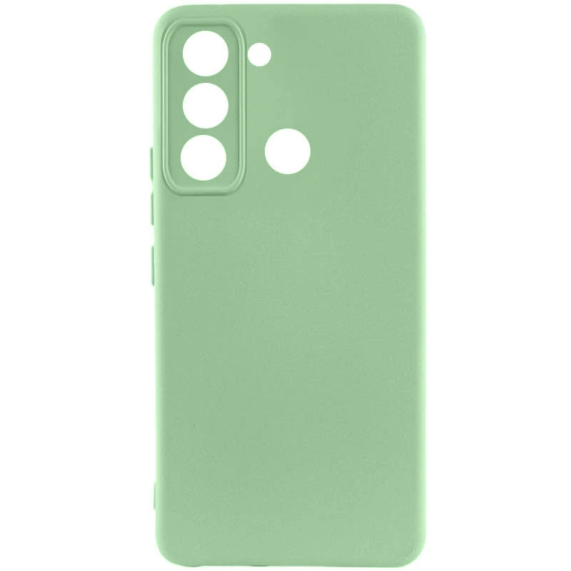 Чехол Silicone Cover Lakshmi Full Camera (AAA) для TECNO Pop 5 LTE, Мятный / Mint, Силикон, купить оптом с доставкой