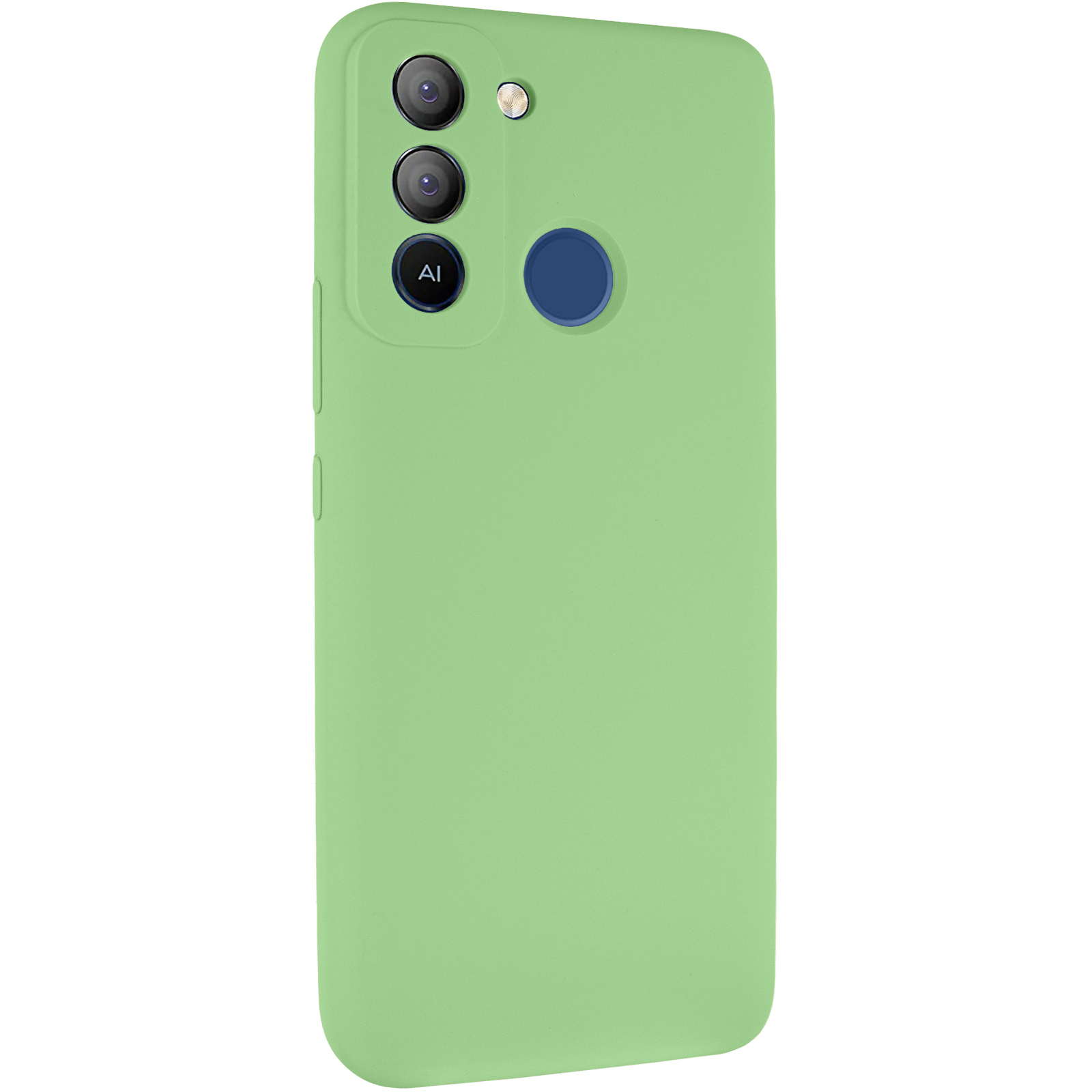 Чохол Silicone Cover Lakshmi Full Camera (AAA) для TECNO Pop 5 LTE, М'ятний / Mint, Силікон, купити оптом з доставкою