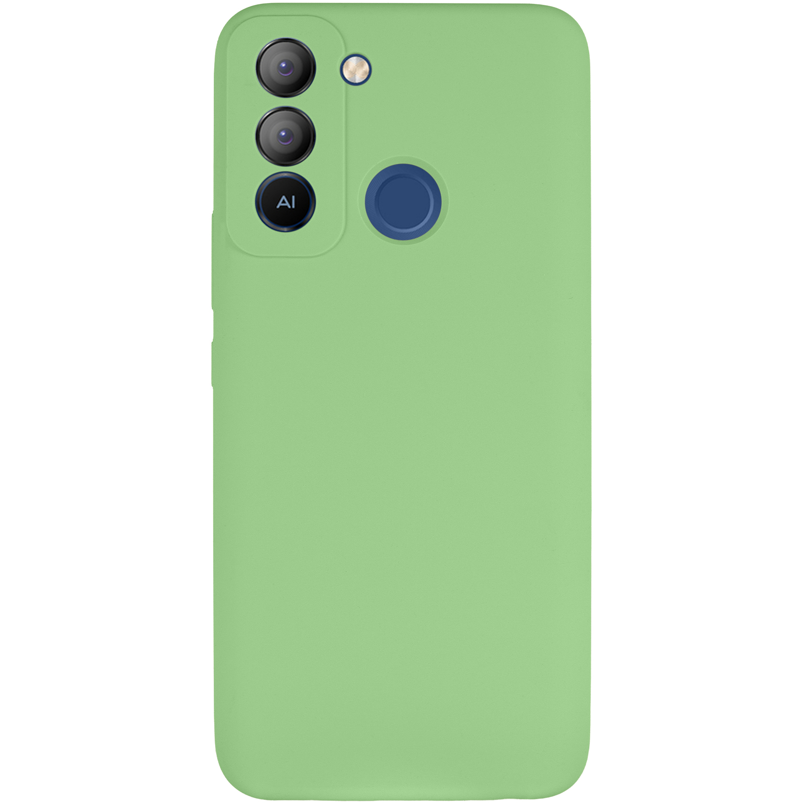 Чохол Silicone Cover Lakshmi Full Camera (AAA) для TECNO Pop 5 LTE, М'ятний / Mint 1, Силікон, купити оптом з доставкою