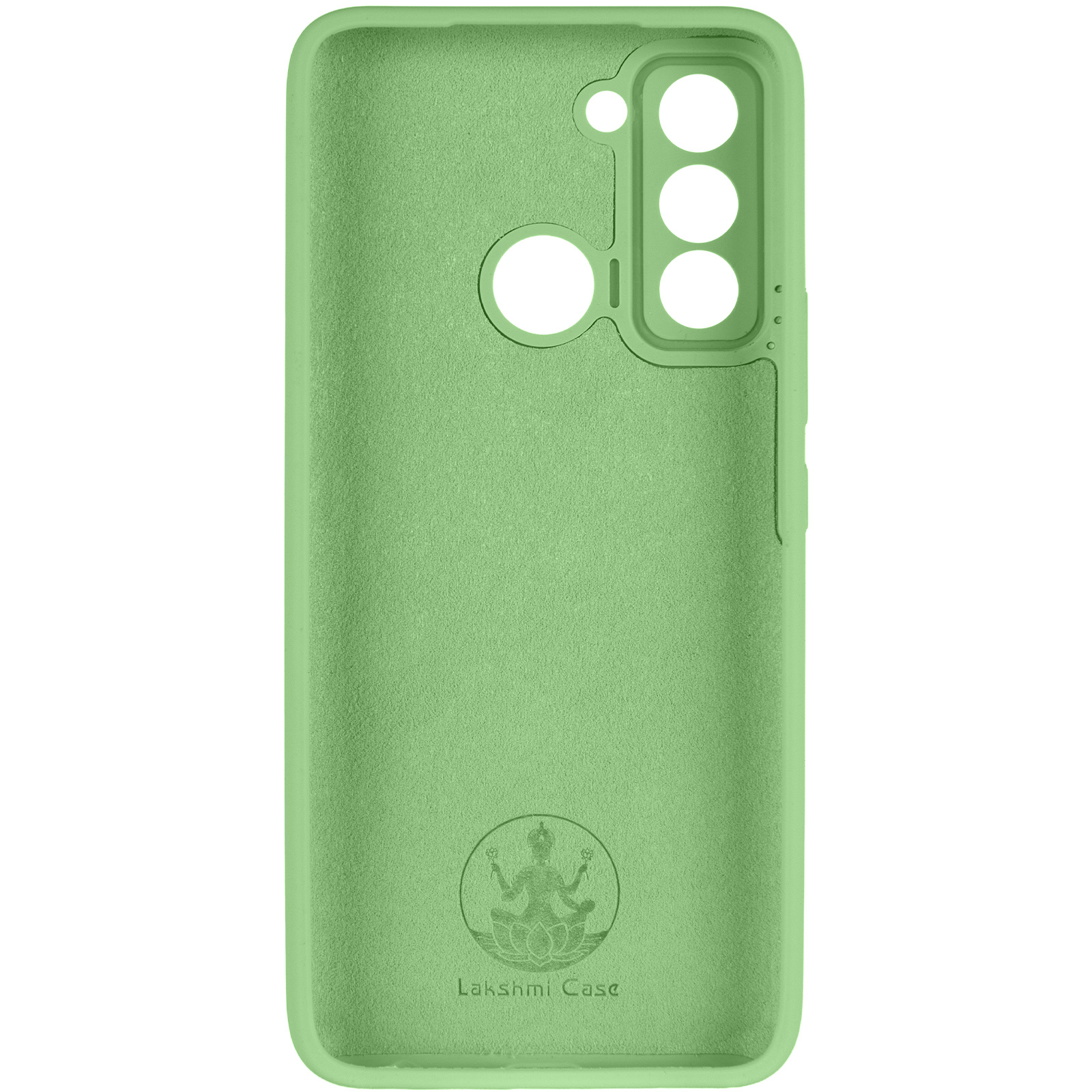 Чохол Silicone Cover Lakshmi Full Camera (AAA) для TECNO Pop 5 LTE, М'ятний / Mint 2, Силікон, купити оптом з доставкою