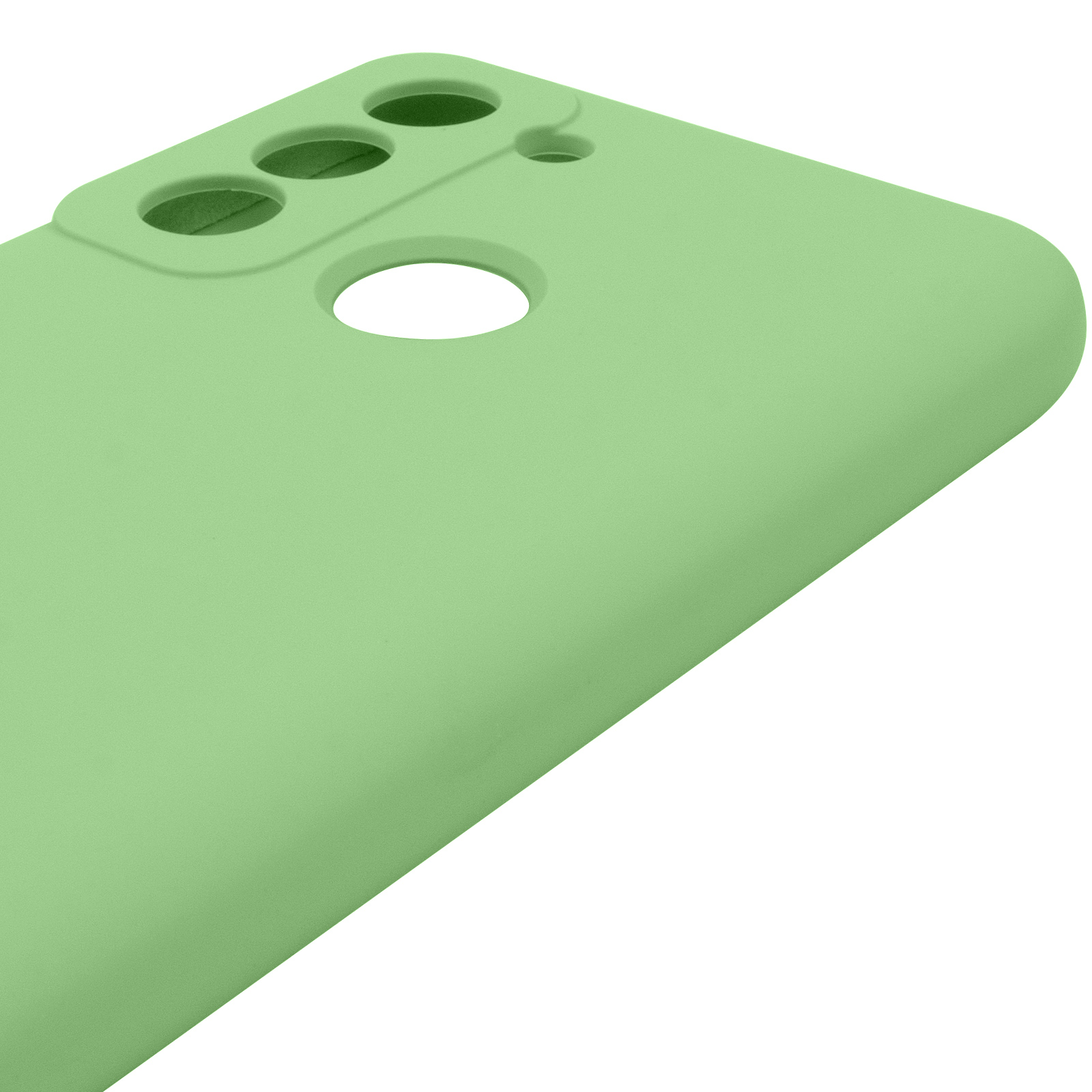 Чохол Silicone Cover Lakshmi Full Camera (AAA) для TECNO Pop 5 LTE, М'ятний / Mint 3, Силікон, купити оптом з доставкою